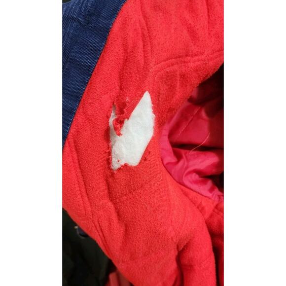 Vintage Carhartt Mens XL Blue Santa Fe Work Jacket Red Quilt Lined J14 Y2K USA - Picture 5 of 15